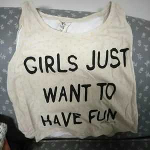 Girls Just Wanna Have Fun Tank